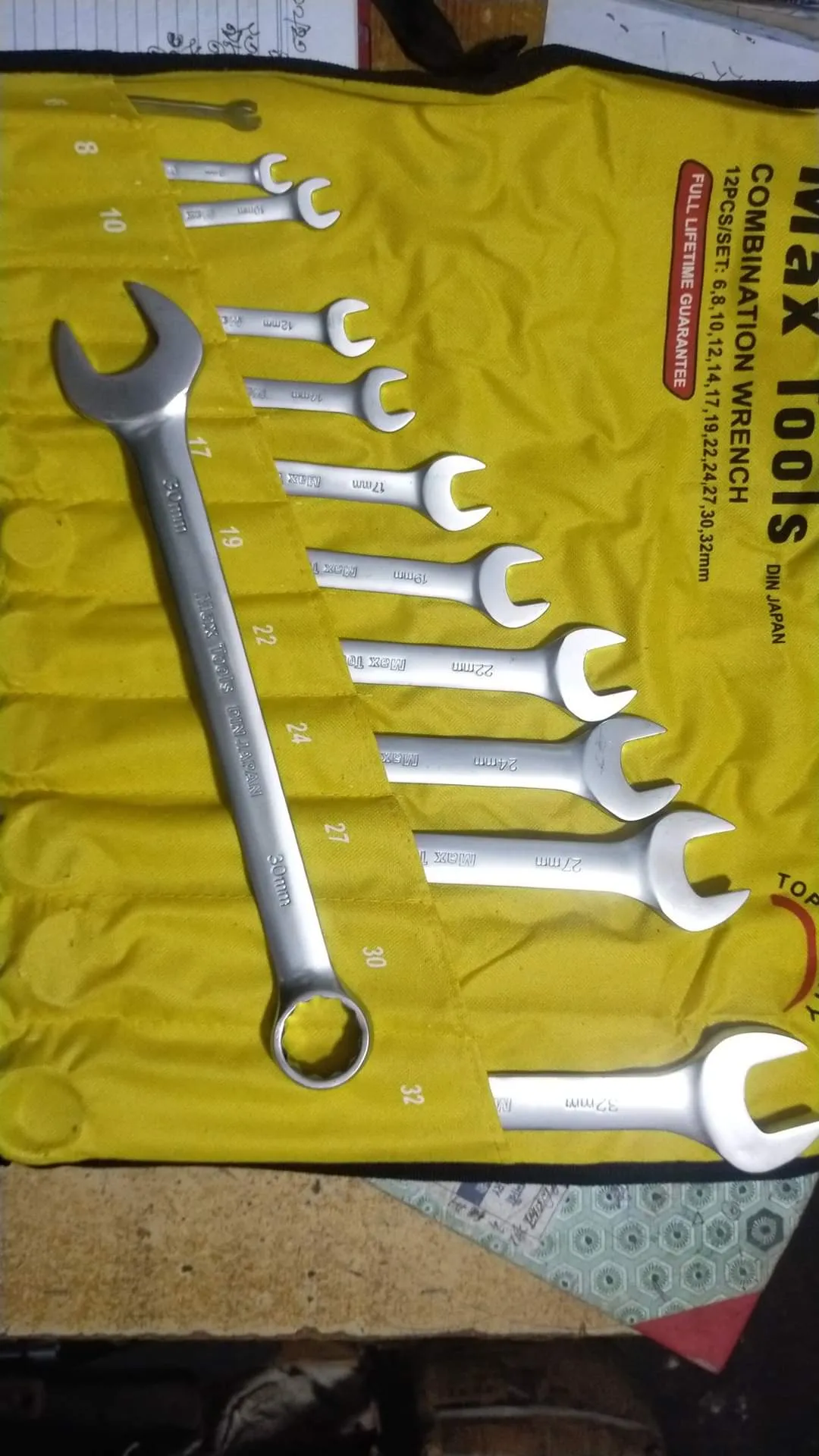 Max Tools 12-Piece Combination Wrench Set (6-32mm)