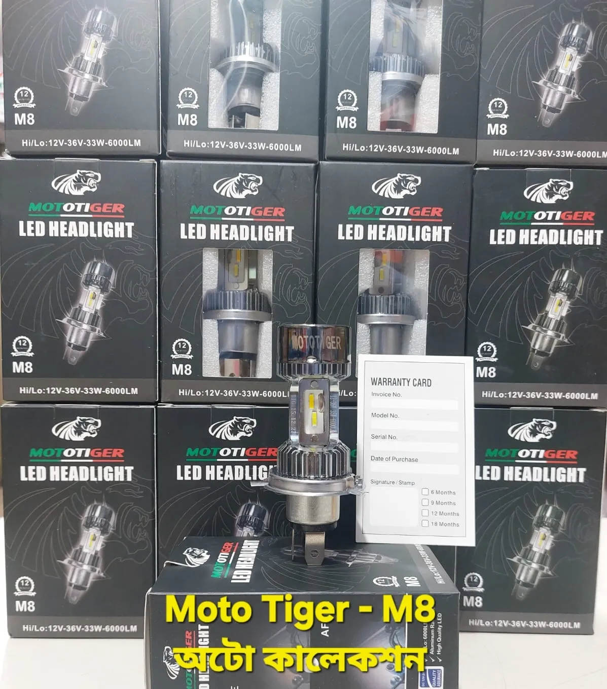 Moto Tiger M8 LED Headlight Bulb High-performance M8 LED