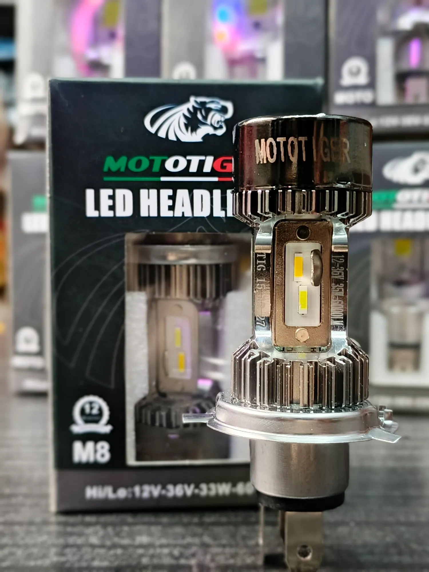 Moto Tiger M8 LED Headlight Bulb High-performance M8 LED