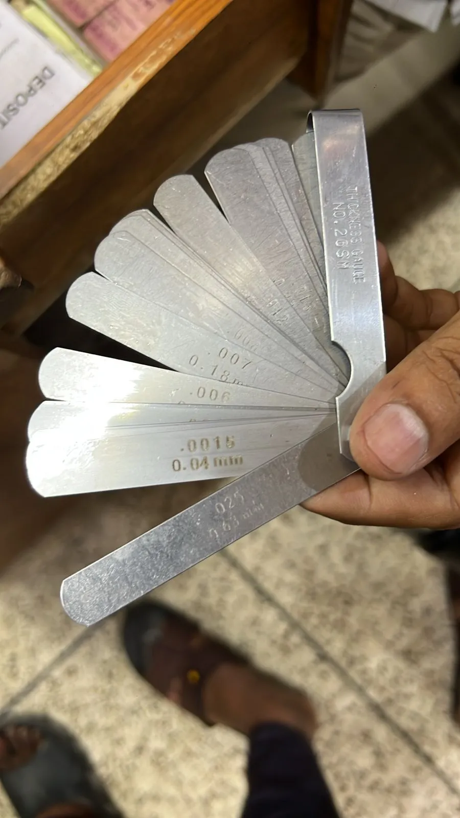 26 Blade Feeler Gauge | Precision Instruments | Gap Tool