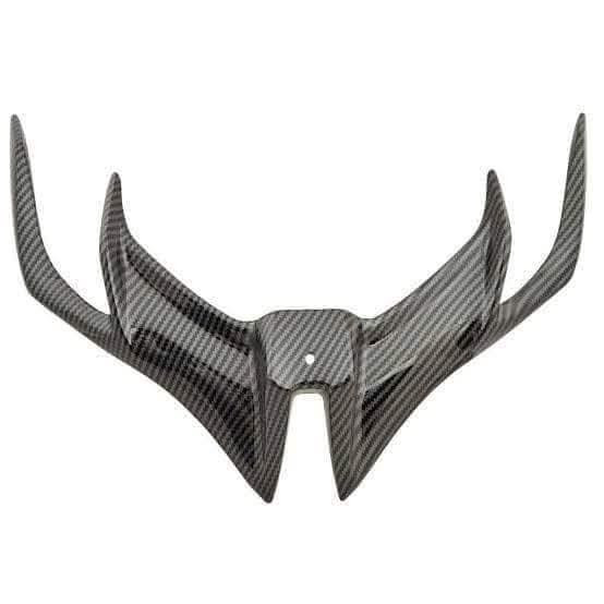 Universal Motorcycle Front Fairing Winglet – Aerodynamic Wing Spoiler – Carbon Fiber Pattern