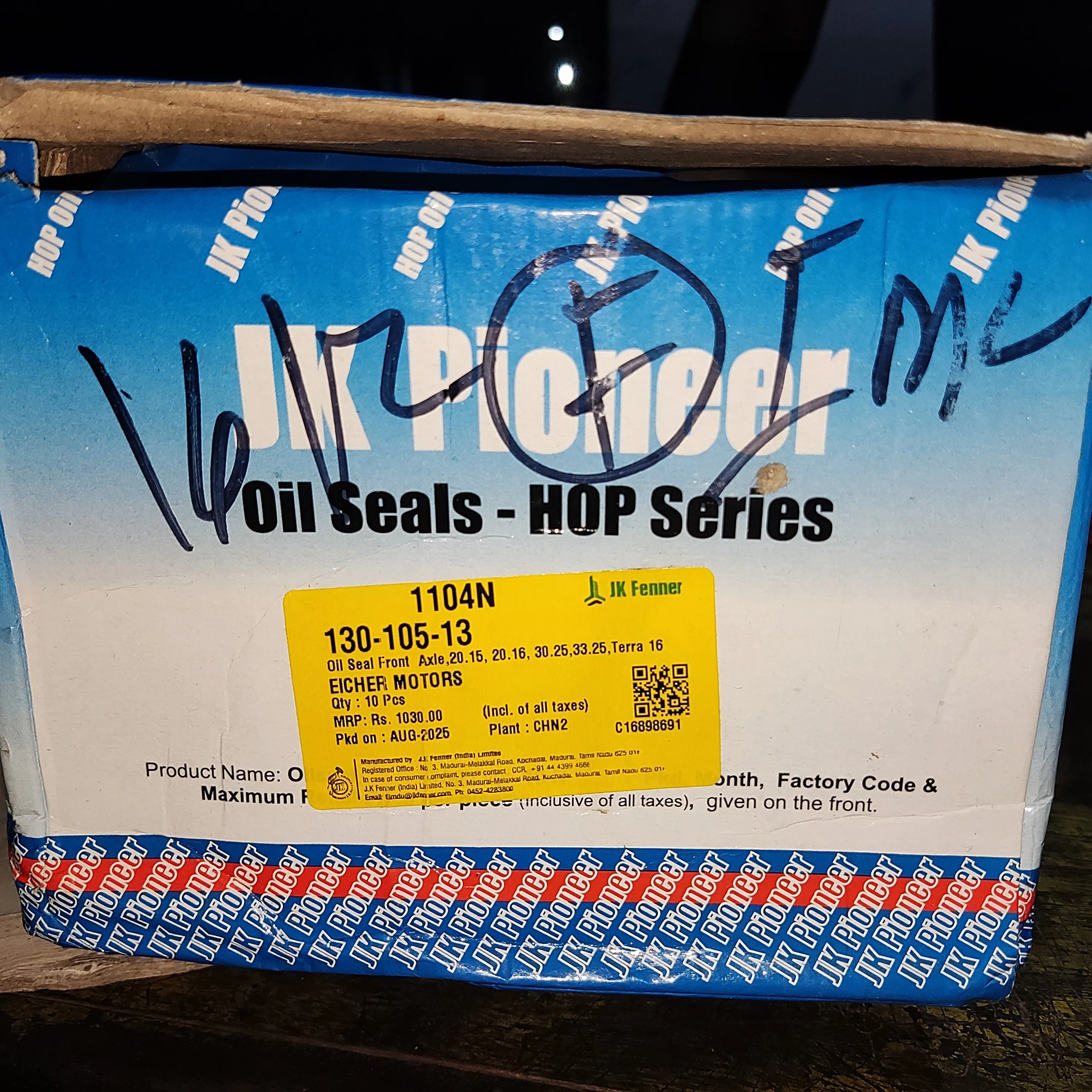 Front Hub Oil Seal for Tata 1612,1613,1615 | JK